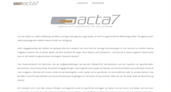 Desktop Screenshot of acta7.de